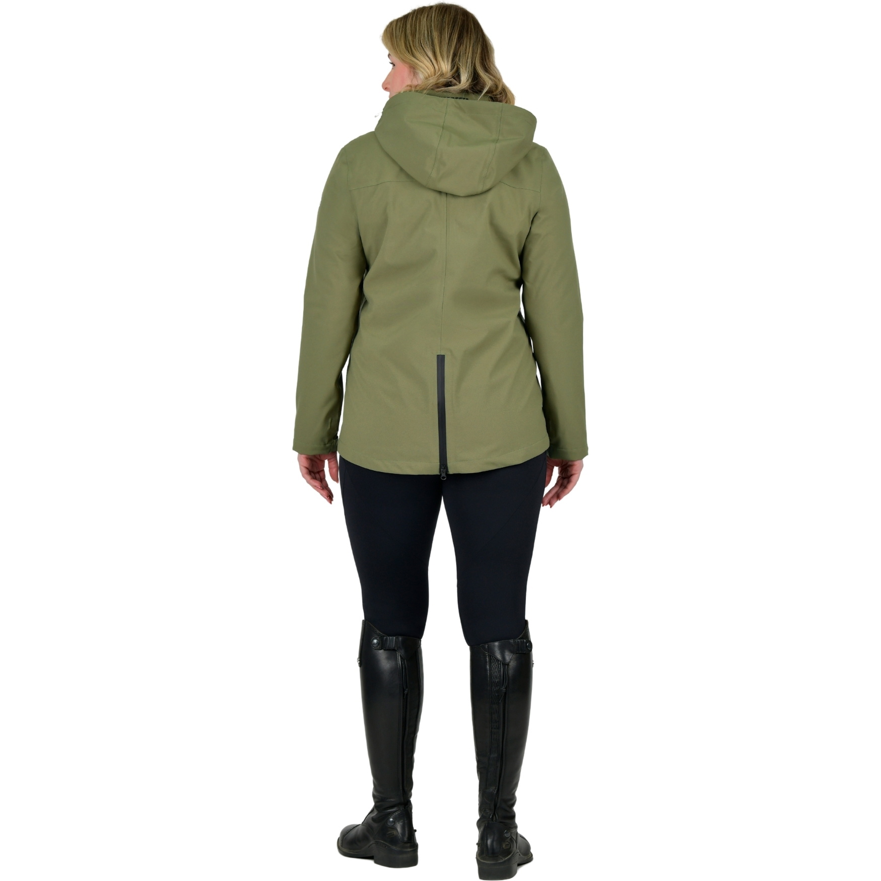 Weatherbeeta Womens Florence Fleece Two-For Jacket 1024256 - Olive Night